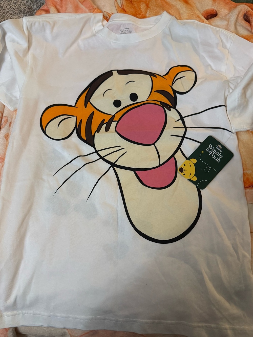 Disney Parks Winnie the Pooh Tigger Double-Sided T-Shirt Size S NWT